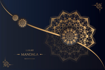 Luxury ornamental mandala design seamless pattern background