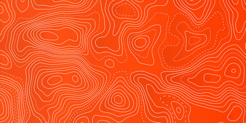 Obraz premium Vector contour topographic map background. Topography and geography map grid abstract backdrop, Vector illustration of topographic line contour map, black-white design, Luxury black abstract line art.