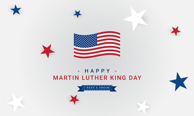 Martin Luther king day themed design, perfect for posters, backgrounds, social media posts etc