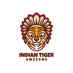Illustration vector graphic of Indian tiger, good for logo design