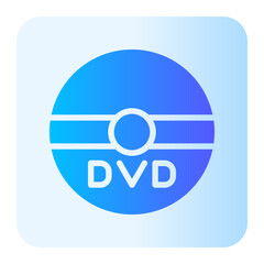 dvd gradient icon