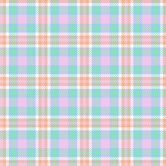 Rainbow Pastel Plaid textured Seamless Pattern