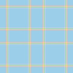 Fototapeta premium Rainbow Pastel Plaid textured Seamless Pattern