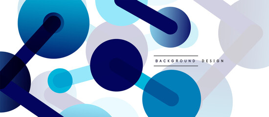 Fototapeta Network concept abstract background. Dots connection. Big data idea. Business template for wallpaper, banner, background or landing obraz