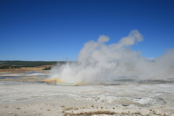 Chepsydra Geyser, Yellowstone National Park, Wyoming