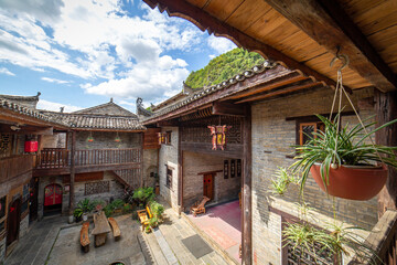 Vieille maison à yangshuo guilin chine