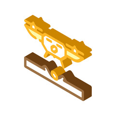 drone agriculture planting isometric icon vector. drone agriculture planting sign. isolated symbol illustration