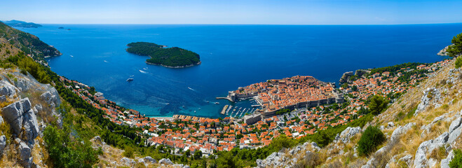 panorama of Dubrovnik