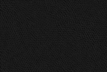 Black leather background texture. Abstract illustration. Copy space for your text.