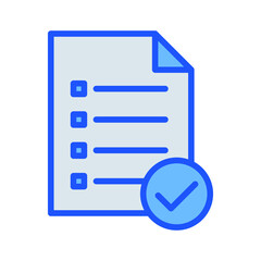 approved document Vector icon which is suitable for commercial work and easily modify or edit it

