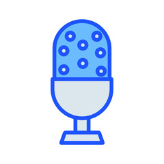 Obraz na płótnie Canvas Record mic Vector icon which is suitable for commercial work and easily modify or edit it