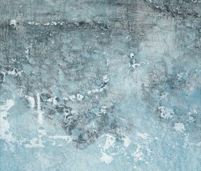 Frozen ground texture. Ice and snow. Cold surface during winter.