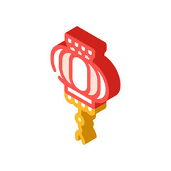 chinese new year isometric icon vector. chinese new year sign. isolated symbol illustration
