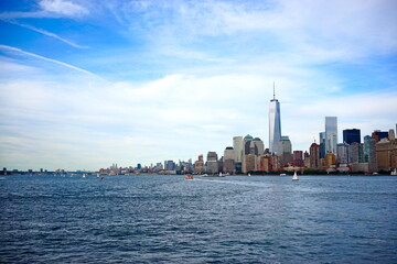 Fototapeta na wymiar New York City with One World Trade Center 2