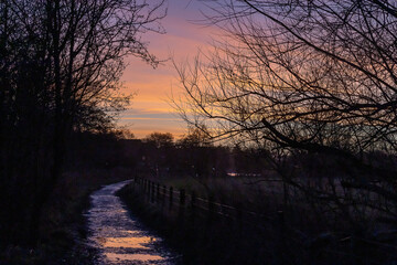 Thames Path Sunset I
