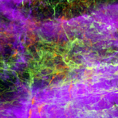 Colorful paint splashes. Abstract colorful ink pattern. Texture backdrop for various projects.