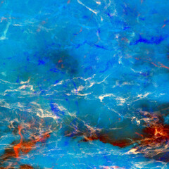 Colorful paint splashes. Abstract colorful ink pattern. Texture backdrop for various projects.