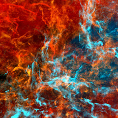 Colorful paint splashes. Abstract colorful ink pattern. Texture backdrop for various projects.