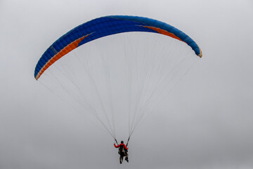 paraglider in the sky