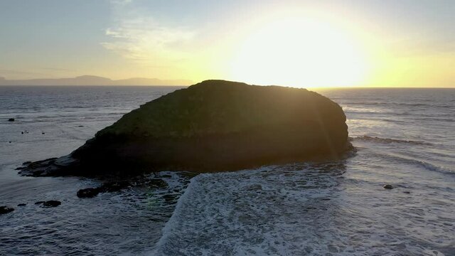 The beautiful eagles nest rock by Mountcharles in County Donegal - Ireland.