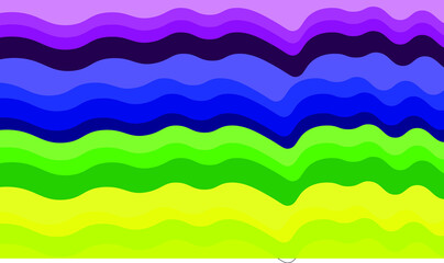 Abstract background of color waves