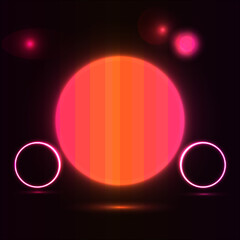 abstract background with circles