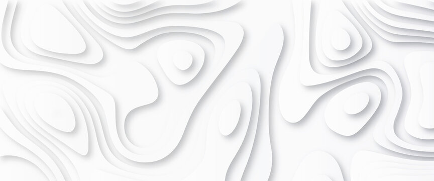 Abstract background with waves. Abstract papercut and multi layer cutout geometric pattern on vector, Abstract soft white background with waves, textured Papercut | background | abstract background|