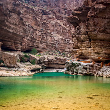 Beautiful Wadi Ash Shab in Oman