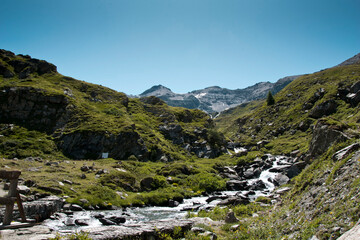 Fototapeta na wymiar lago corona _ Valle d'Aosta
