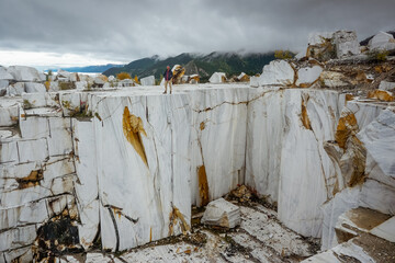 The guy at the marble quarry