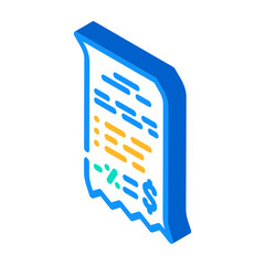 discount on purchase isometric icon vector. discount on purchase sign. isolated symbol illustration