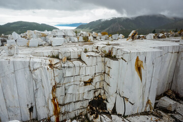 Marble quarry near Lake Baikal