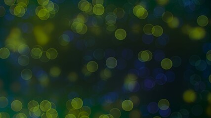 Defocused point light sources on dark background. Visual element for montage. Abstract modern backdrop for multiple uses. © Jakub