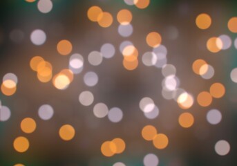 Bokeh abstract texture. Colorful. Defocused background. Blurred bright light. Circular points. © Jakub