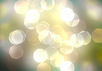 Bokeh abstract texture. Colorful. Defocused background. Blurred bright light. Circular points. © Jakub