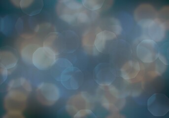 Bokeh abstract texture. Colorful. Defocused background. Blurred bright light. Circular points. © Jakub