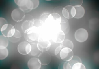 Bokeh abstract texture. Colorful. Defocused background. Blurred bright light. Circular points.