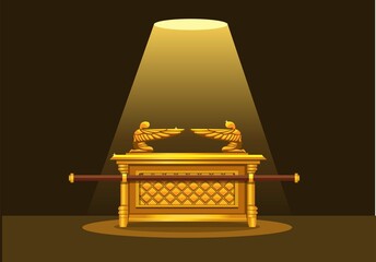 Ark of the covenant religion illustration vector