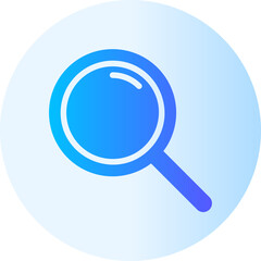 magnifying glass gradient icon