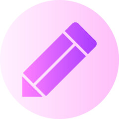 pencil gradient icon