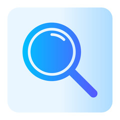 magnifying glass gradient icon