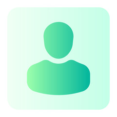 user profile gradient icon