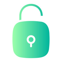 padlock gradient icon