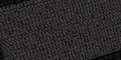 Programming screen of software developer. Program code background. Modern technology backdrop for advertisements.