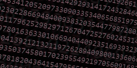 Fototapeta premium Programming screen of software developer. Program code background. Modern technology backdrop for advertisements.