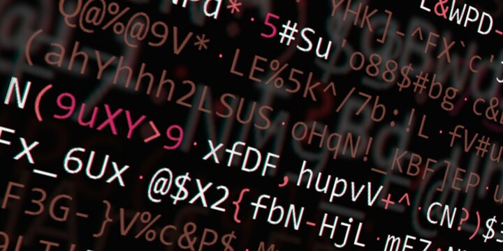 Program code background. Modern technology backdrop for advertisements.