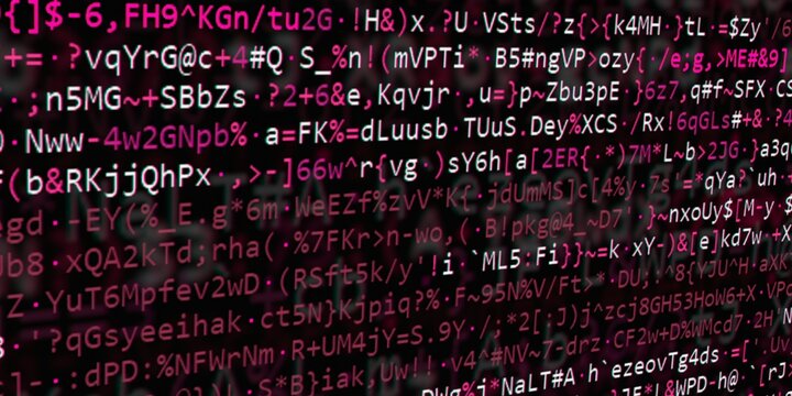 Program code background. Modern technology backdrop for advertisements.