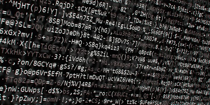 Program code background. Modern technology backdrop for advertisements.