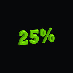 Vector Symbol of Illustration 3d Text