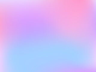 Abstract blurred gradient background. Creative modern vector illustration. Holographic spectrum for the cover. Blue, pink, yellow tones